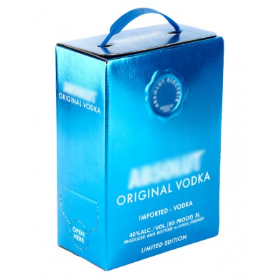 Водка Абсолютная Синяя 3 л